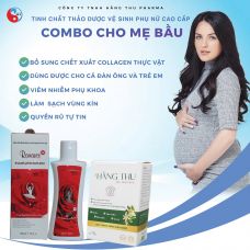 Combo Dành Cho Mẹ Bầu Viêm Nhiễm Âm Đạo, Khí Hư Nhiều