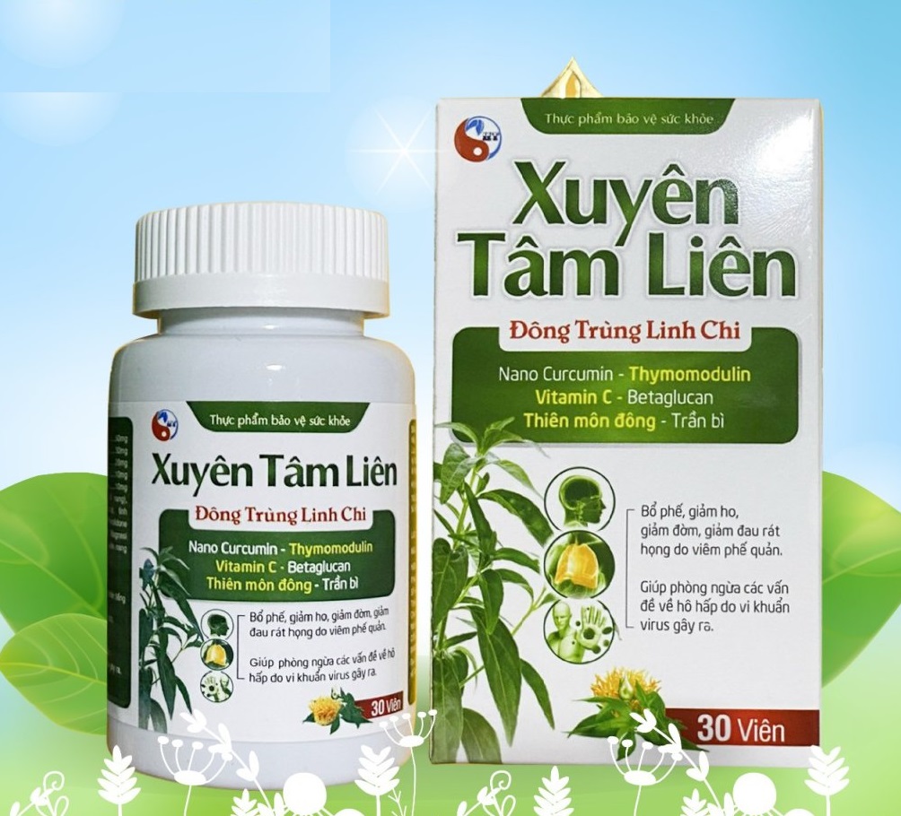 viên uống xuyên tâm liên hằng thu